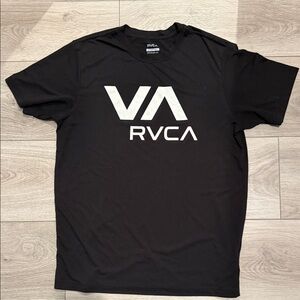 RVCA Black and White Logo Men's Tee